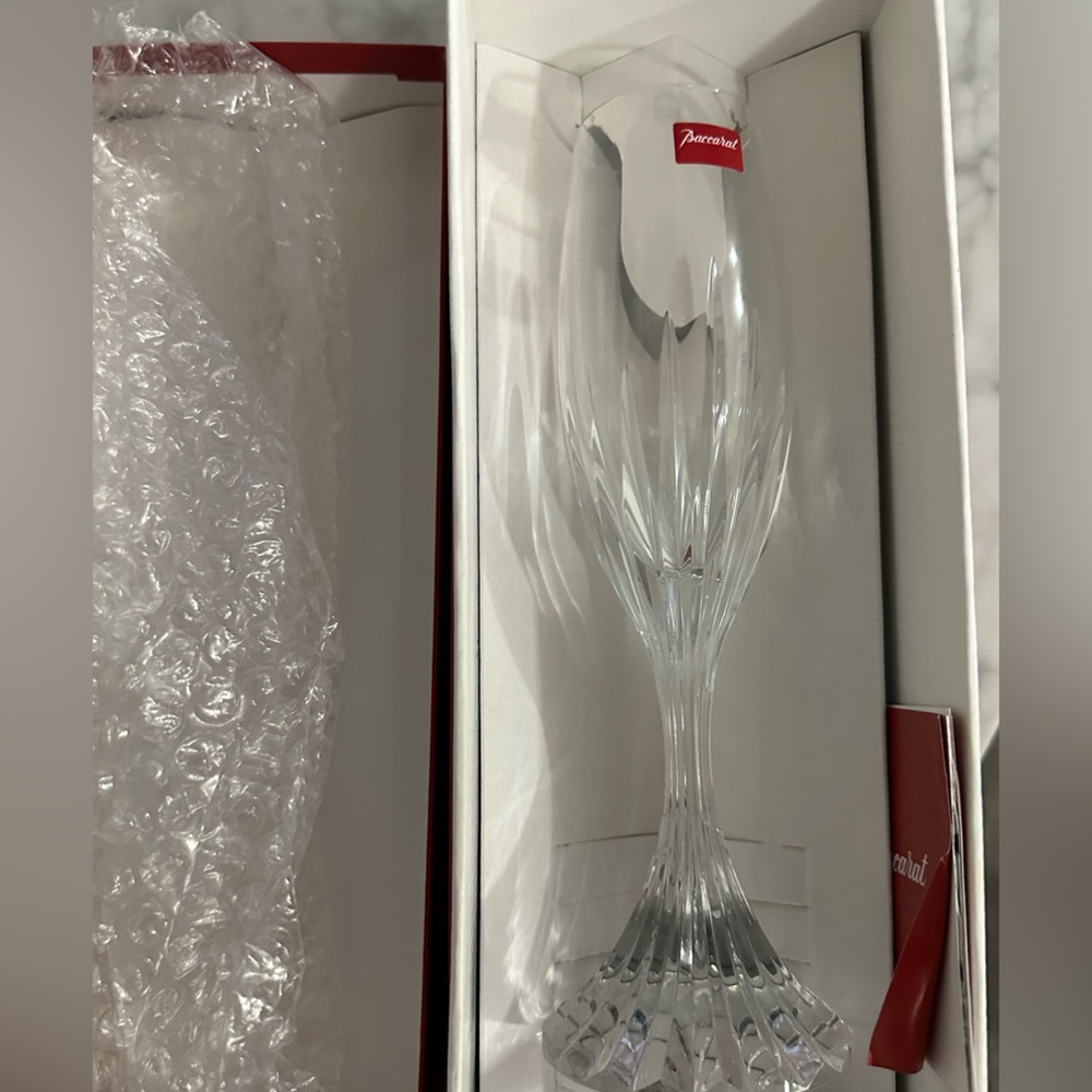 Bacccarat Massena Glass Champagne Flute NWT(8 available)
